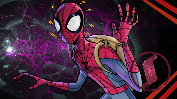 5k Spiderman Digital Art Wallpaper