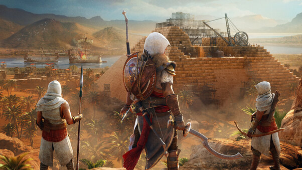 8k Assassins Creed Origins Wallpaper