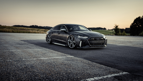 8k Black Box Richter Audi RS 7 Sportback Wallpaper