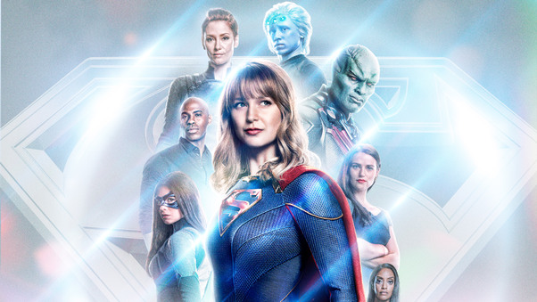 8k Supergirl Season 5 Wallpaper