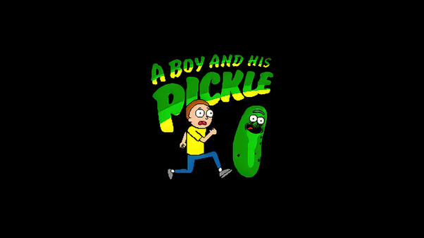 A Boy And His Pickle Wallpaper