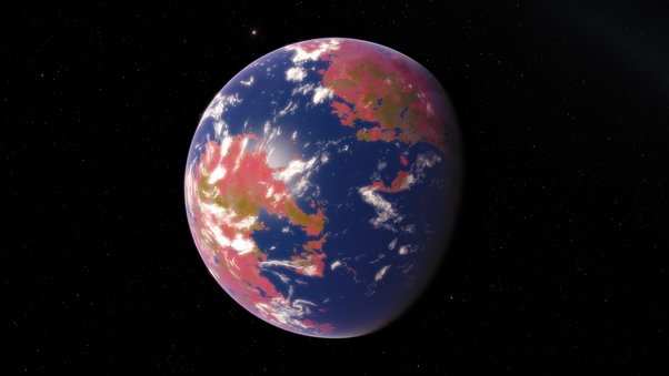 A Planet With Pink Planet 5k Wallpaper
