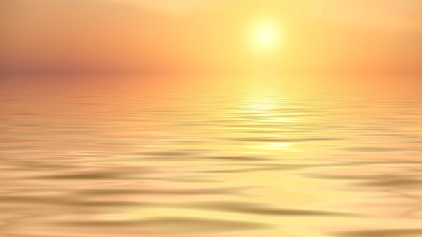 Abendstimmung Calm Sea Sunset 5k Wallpaper