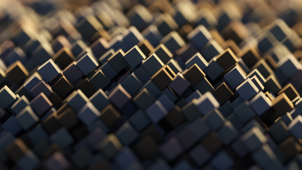 Abstract 3d Cubes Wallpaper