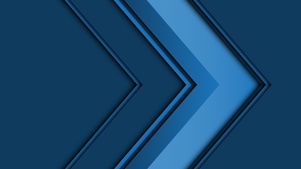 Abstract Arrow 3d Blue 5k Wallpaper