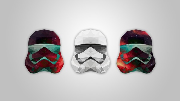 Abstract Artistic Helmet Stormtrooper Wallpaper