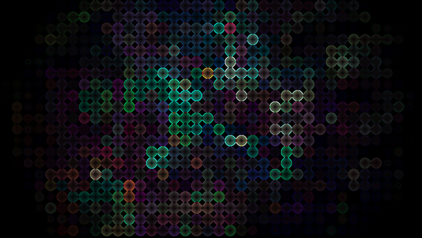 Abstract Atoms 4k Wallpaper