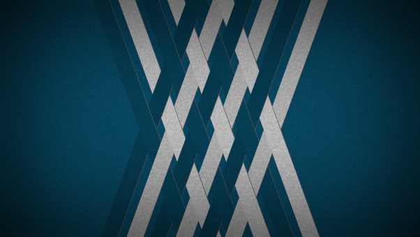 Abstract Blue Cyan Lines Wallpaper