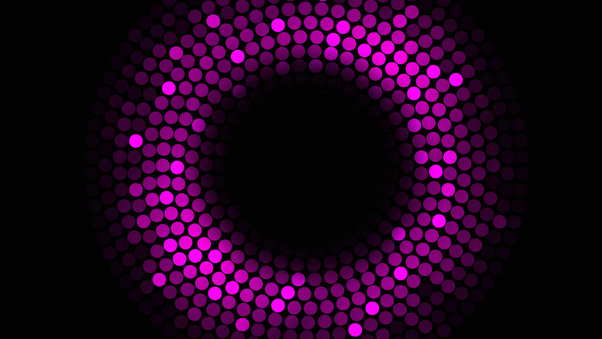 Abstract Circles Violet 4k Wallpaper