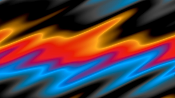 Abstract Color Flames Wallpaper