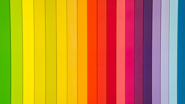 Abstract Color Strips Wallpaper