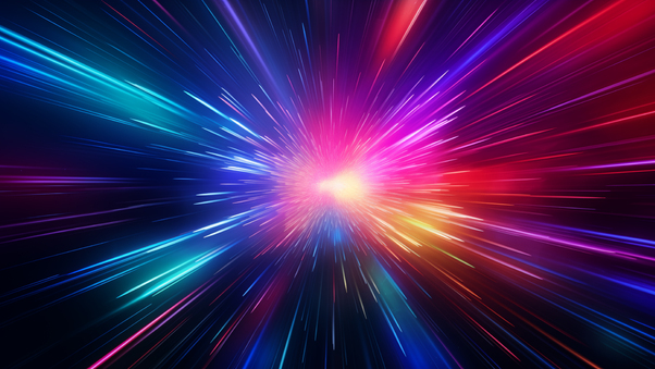 Abstract Colorful Light Years 5k Wallpaper