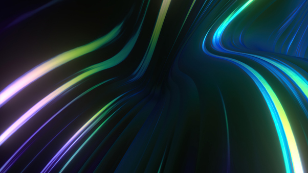 Abstract Colorful Lines Flow 4k Wallpaper