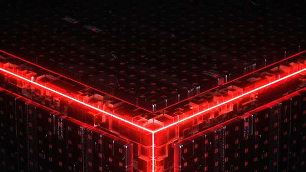 Abstract Cube Building 5k Wallpaper