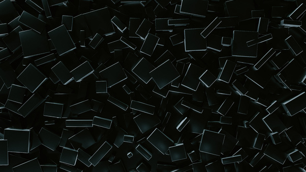 Abstract Cubes Dark 8k Wallpaper