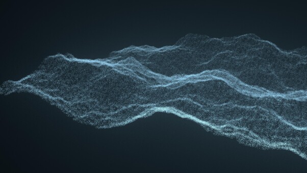 Abstract Dust Particles Wallpaper