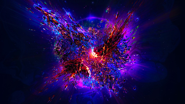 Abstract Explosion Wallpaper