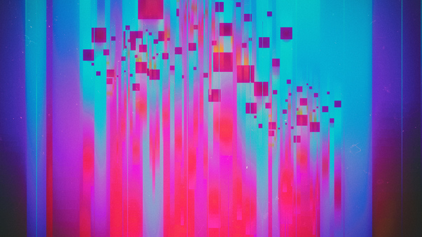 Abstract Falling Down 4k Wallpaper