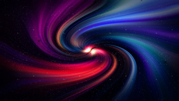 Abstract Galaxy Spiral 4k Wallpaper