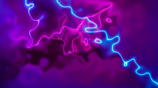 Abstract Lightning Effect 4k Wallpaper