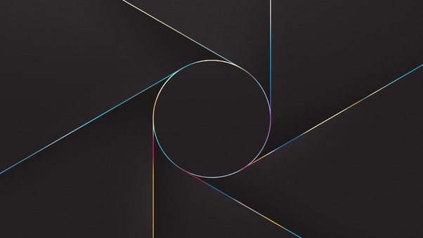 Abstract Lines Circle Wallpaper