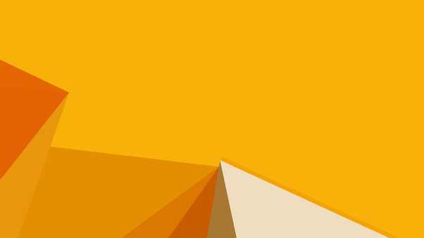 Abstract Orange Shapes Wallpaper