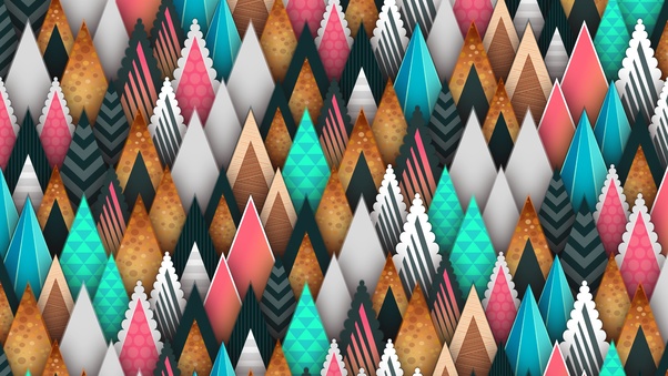 Abstract Sharp Shapes 5k Wallpaper