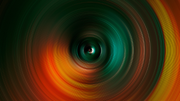 Abstract Spiral Digital Art Wallpaper