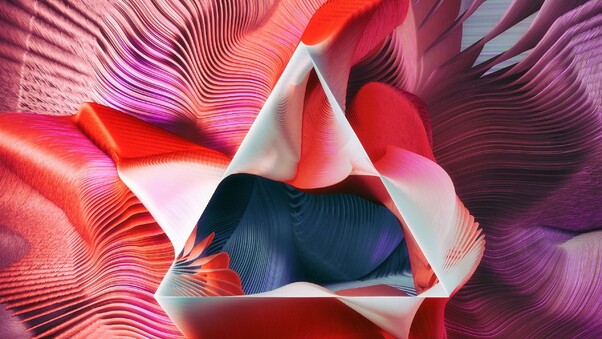 Abstract Triangle Colorful Wallpaper