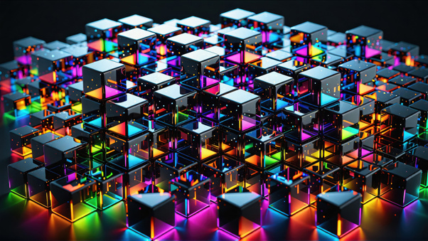 Abstraction Cubes Wallpaper