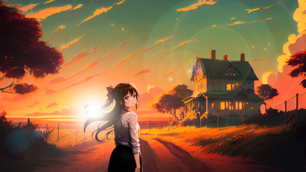 Adorable Anime Girl Wallpaper
