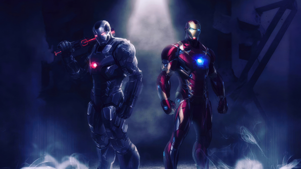 Adventures With Iron Man And War Machine Wallpaper