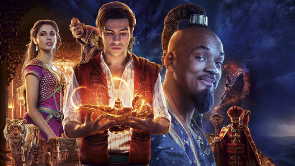 Aladdin 2019 Movie 10k Wallpaper