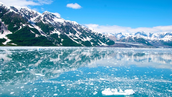 Alaska Glacier Ice Mountains Wallpaper
