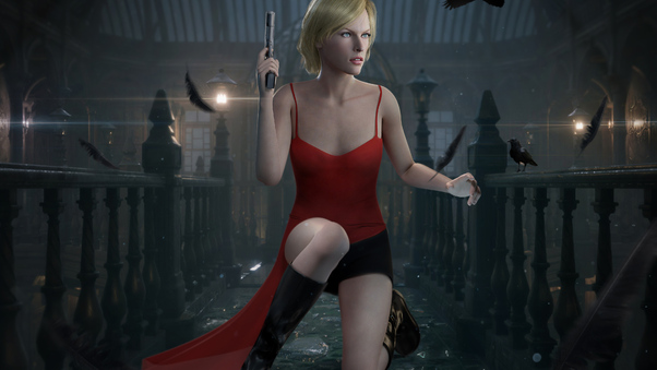 Alice Resident Evil Digital Art 4k Wallpaper