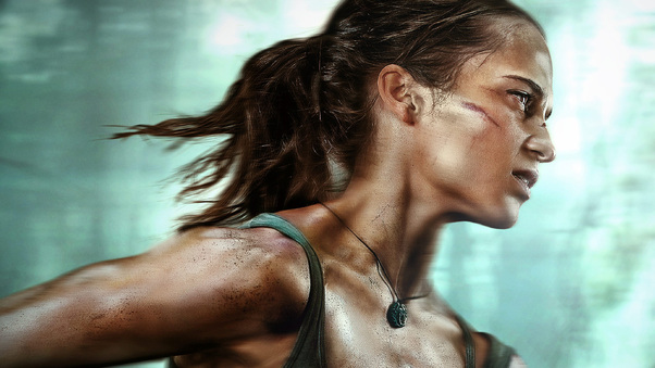 Alicia Vikander As Tomb Raider Wallpaper