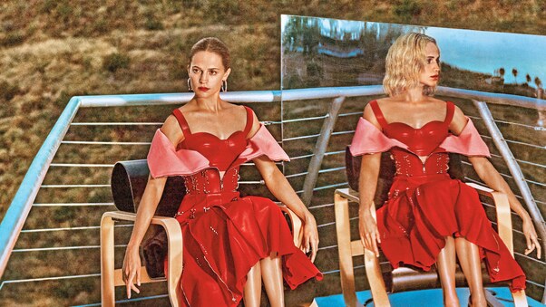 Alicia Vikander Vogue March Photoshoot Ultra HD Wallpaper