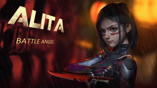 Alita Battle Angel Artworks Wallpaper