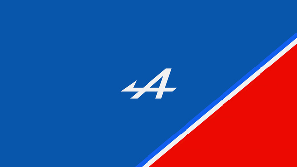 Alpine F1 Logo Minimal Wallpaper