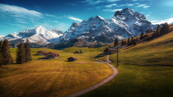 Alps Switzerland Mountains 5k Wallpaper