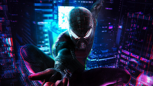 Amazing Spiderman Cyberpunk Wallpaper