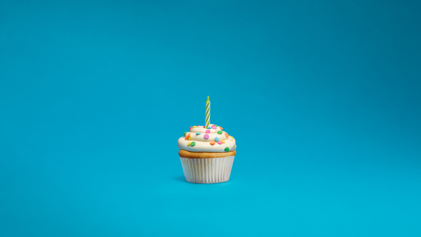 Android Cupcake Minimalism Wallpaper
