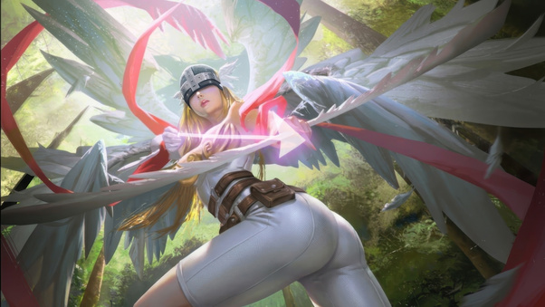 Angel Goddess Warrior (1152x864) Resolution Wallpaper