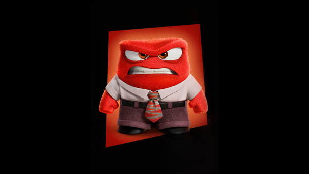 Anger In Inside Out 2 Movie 2024 8k Wallpaper
