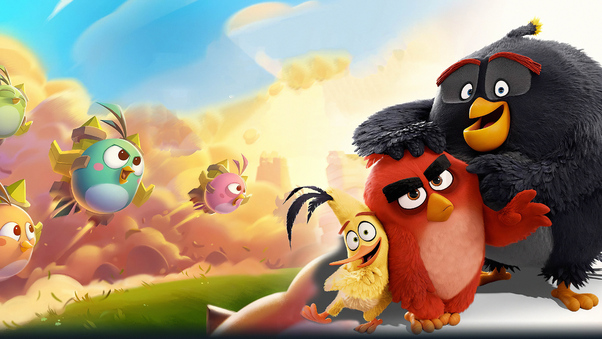 Angry Birds 10 Years Wallpaper