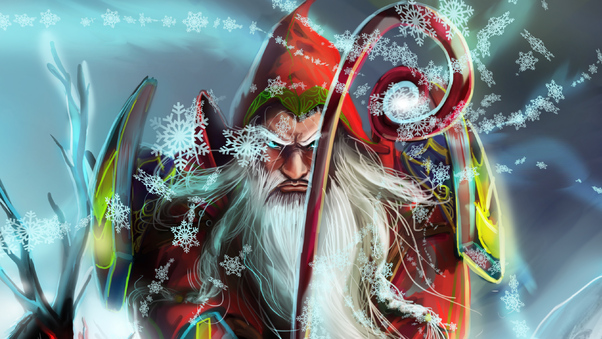 Angry Santa Claus Wallpaper