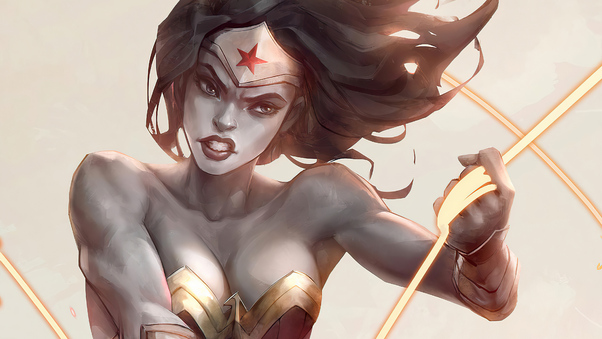 Angry Wonder Woman 4k Wallpaper