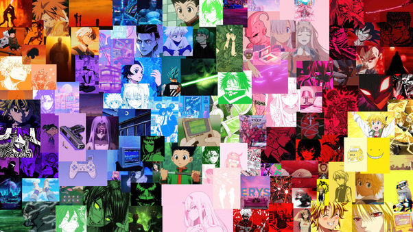 Anime Collage Wallpaper