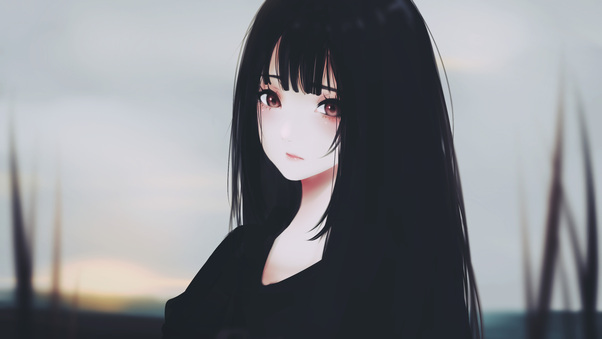 Anime Girl By Kyrie Meii Wallpaper