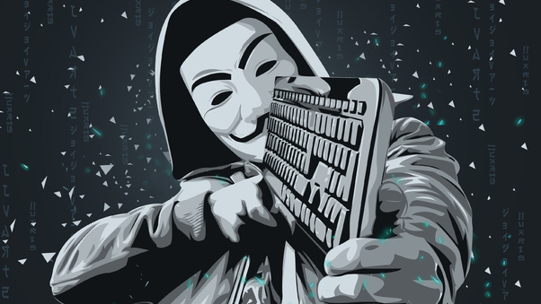 Anonymous Vector X Vexel Art Wallpaper